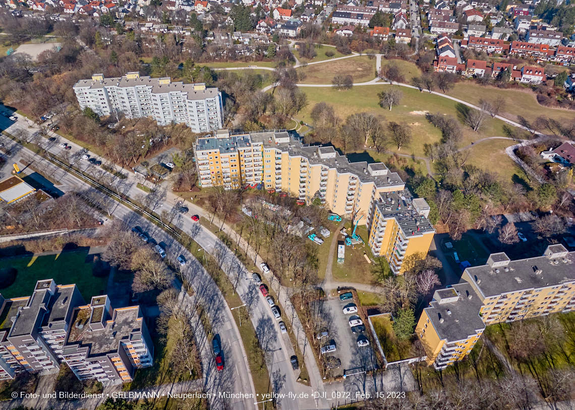 15.02.2023 - Marx-Zentrum und Wohnanlage Karl-Marx-Ring in Neuperlach